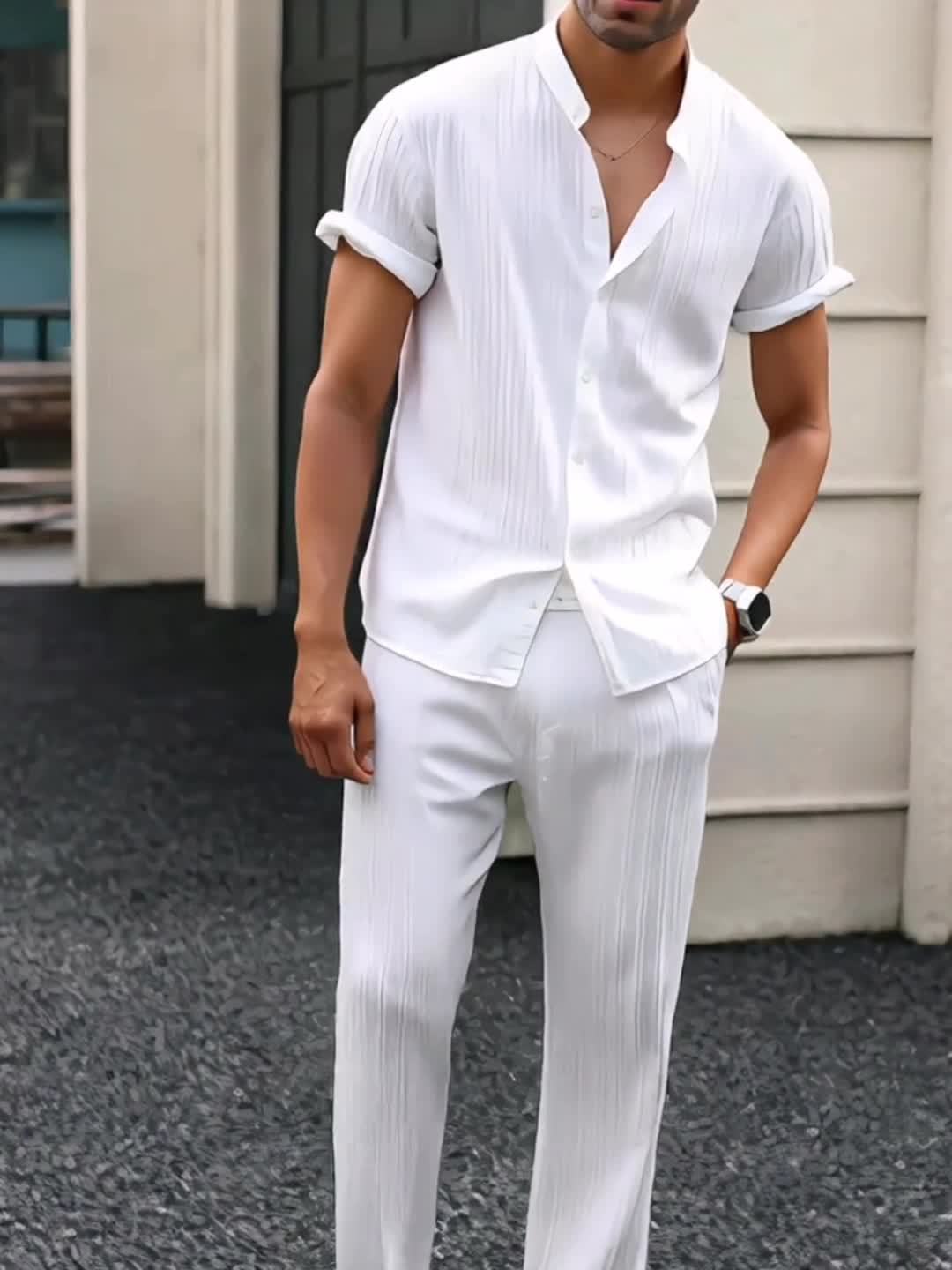 GABRIEL™ | Ensemble coordonné pour homme en tissu côtelé