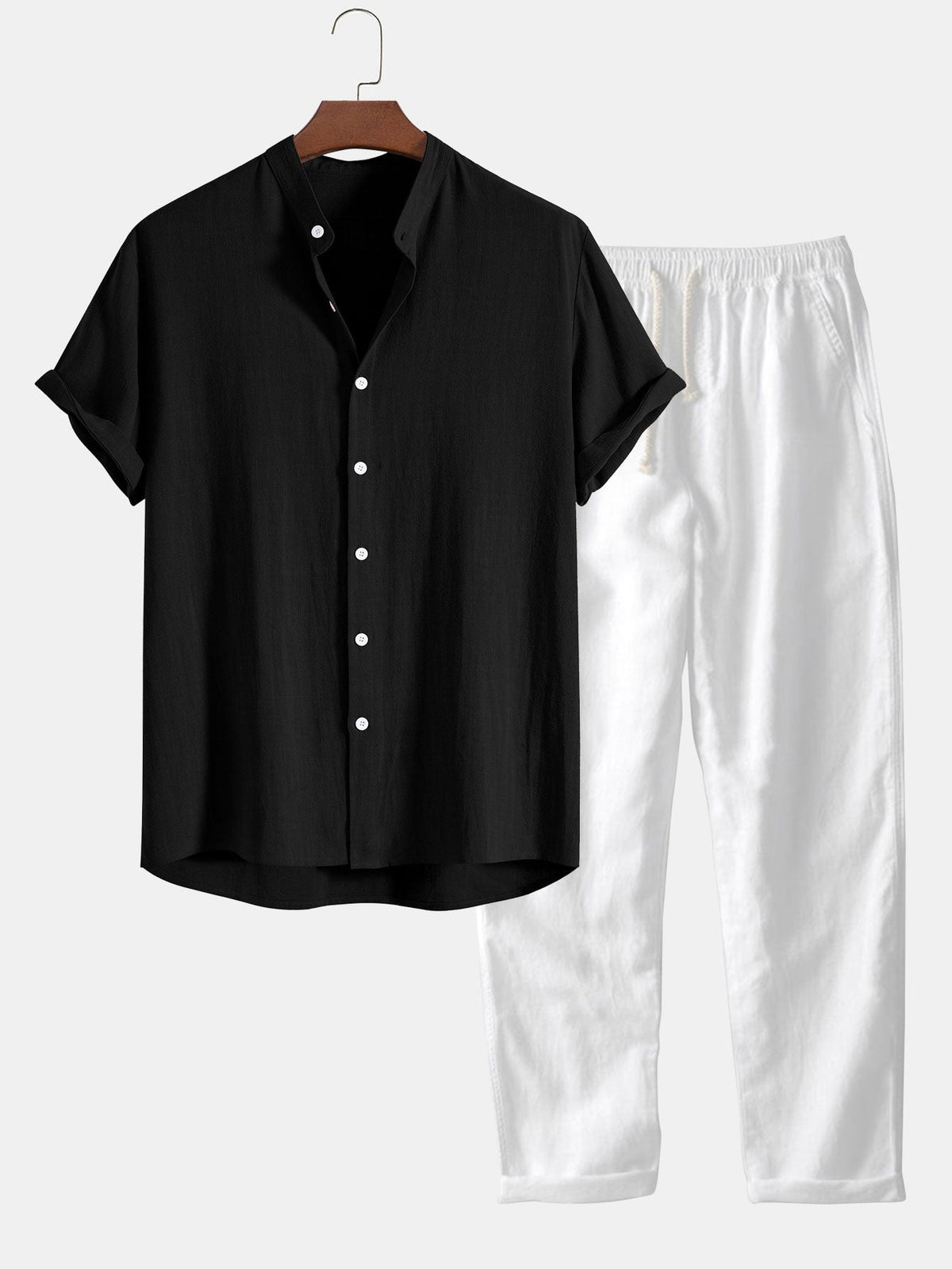 GABRIEL™ | Ensemble coordonné décontracté en lin pour homme