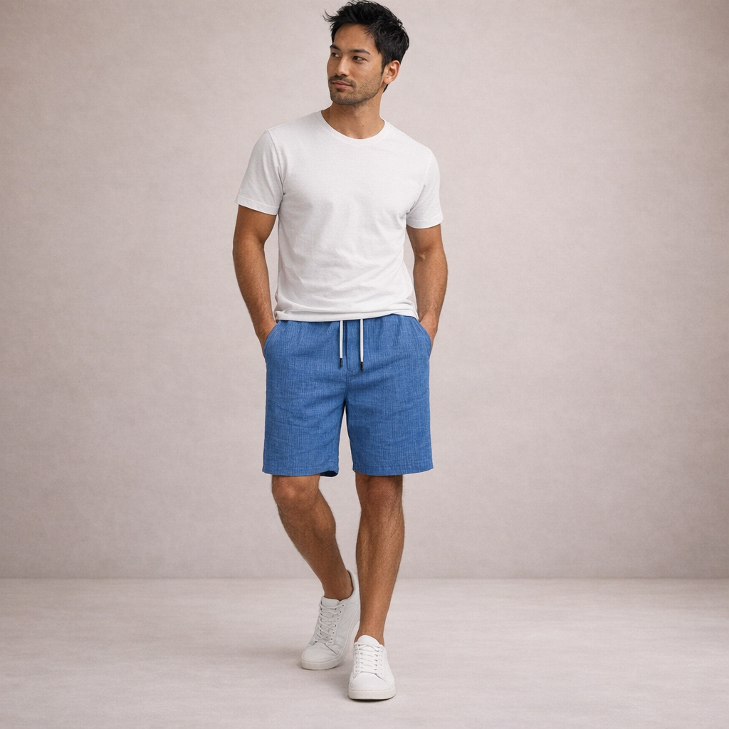 GABRIEL™ | Shorts décontractés en lin