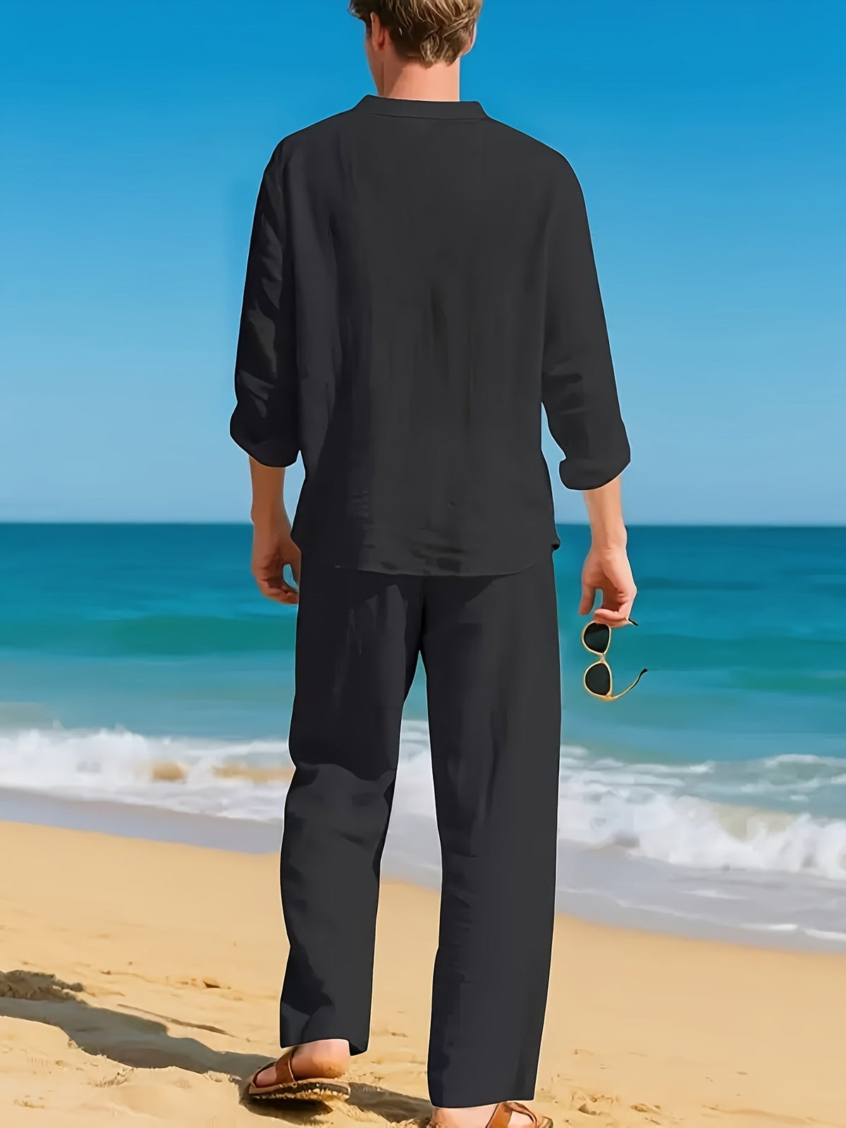 GABRIEL™ | Ensemble homme coordonné en lin tissé