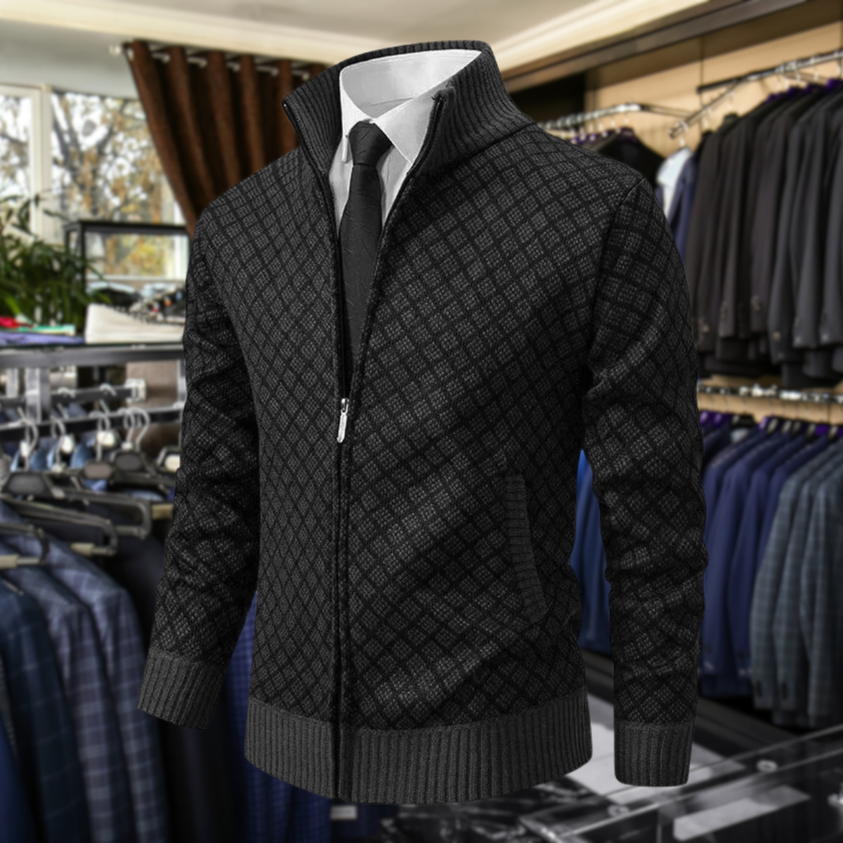 GABRIEL | Gilet homme premium en matière douce