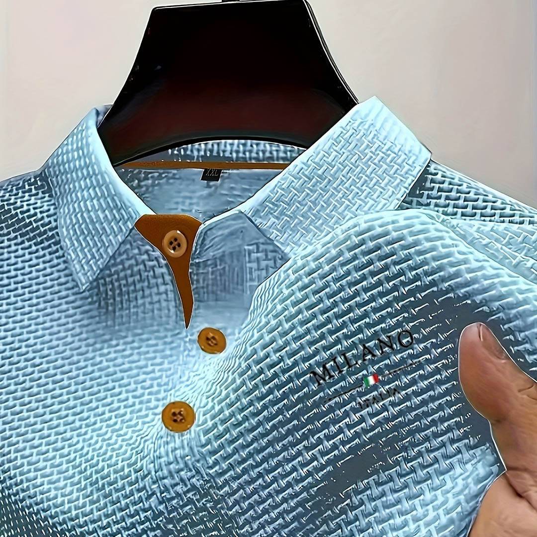 GABRIEL™ | Polo d'été pour homme en tissage panier
