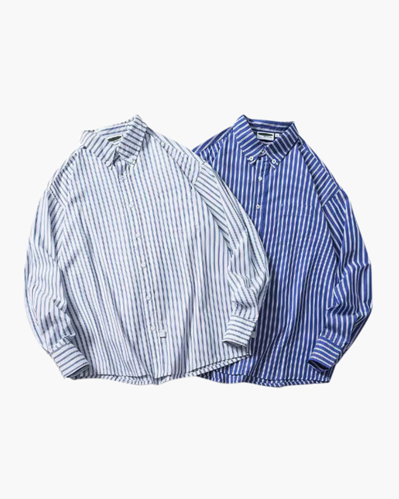 GABRIEL™ | Chemise Oversize Rayée
