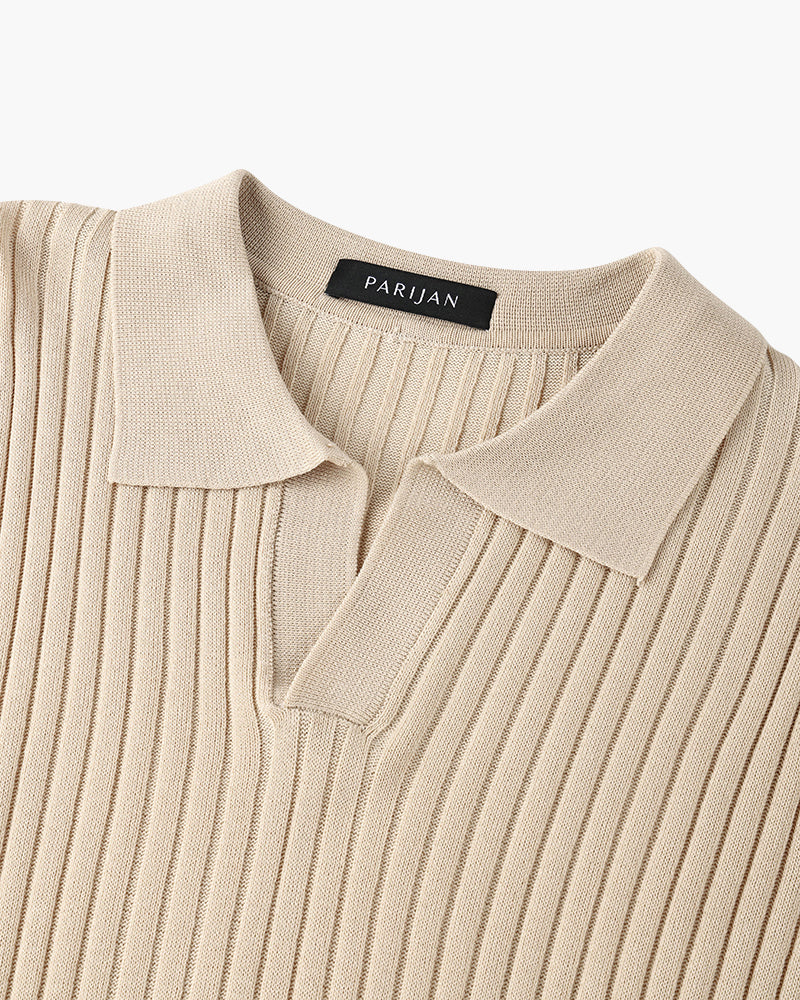 GABRIEL™ | Polo à col V à manches courtes