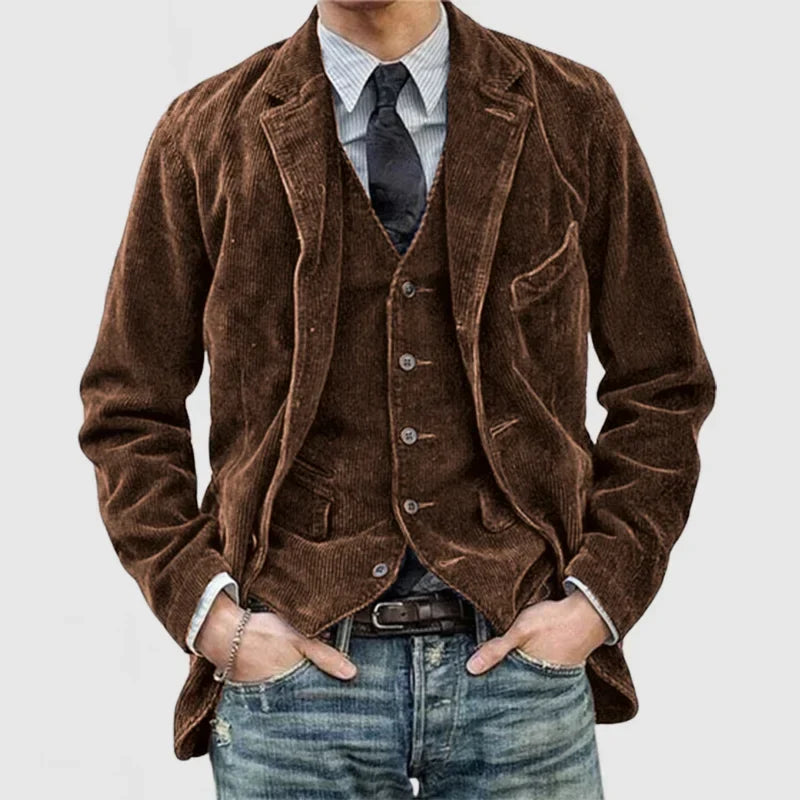 GABRIEL™ | VESTE ET GILET VINTAGE ÉLÉGANTS