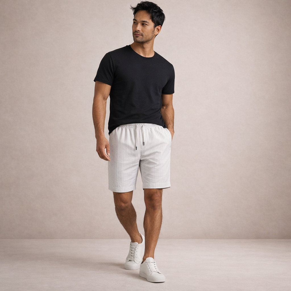 GABRIEL™ | Shorts décontractés en lin