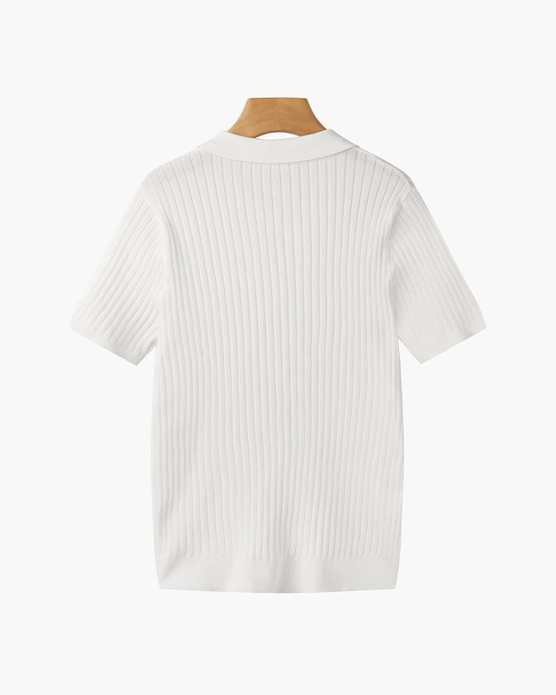 GABRIEL™ | Polo à col V à manches courtes