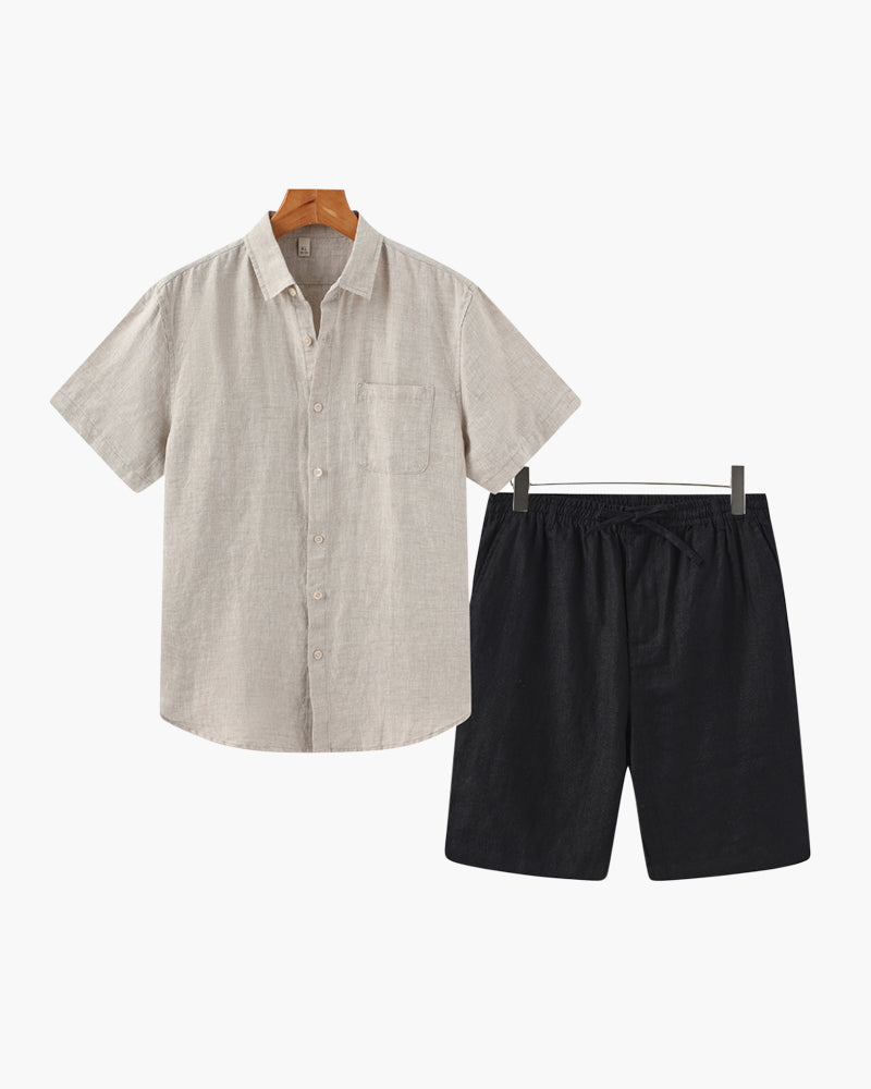 GABRIEL™ | Coordonné Lin Naturel