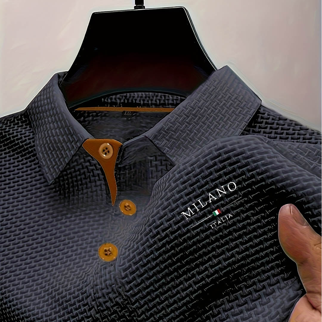 GABRIEL™ | Polo d'été pour homme en tissage panier