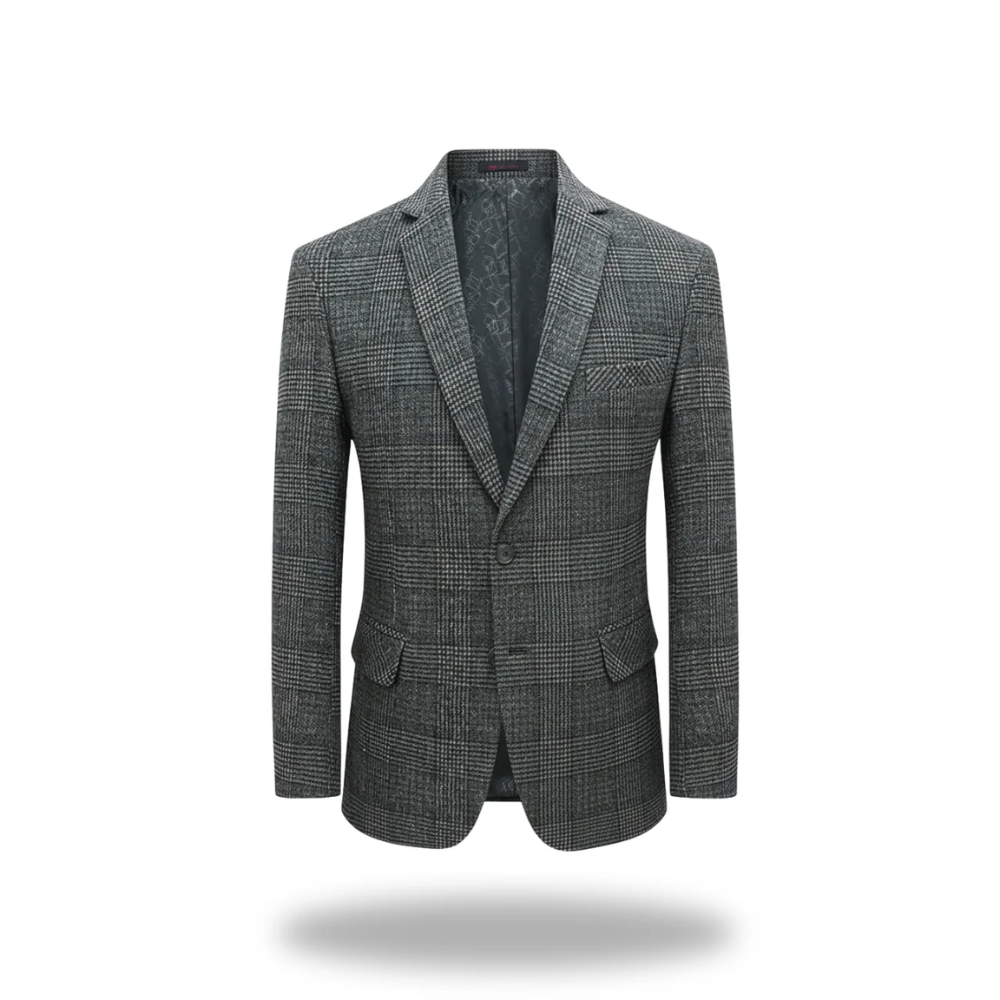 GABRIEL™ | Blazer habillé homme à carreaux Glen