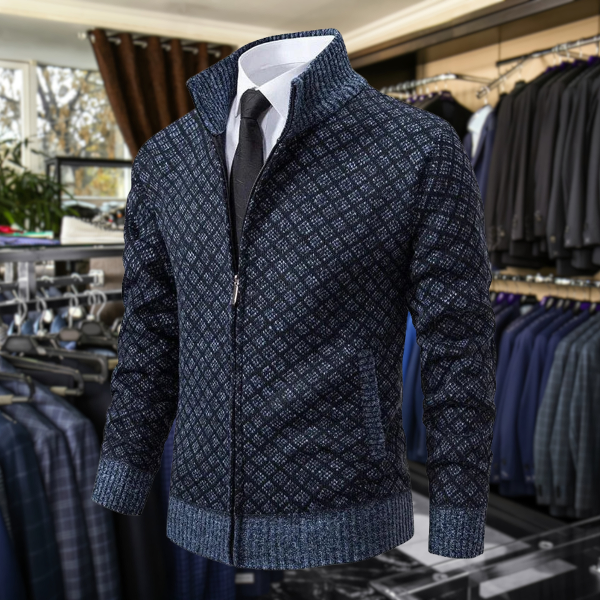 GABRIEL | Gilet homme premium en matière douce