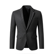 GABRIEL™ | Blazer homme à motif pied-de-poule à un bouton