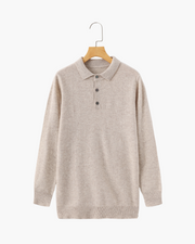 GABRIEL™ | Polo Cachemire Maille Dense