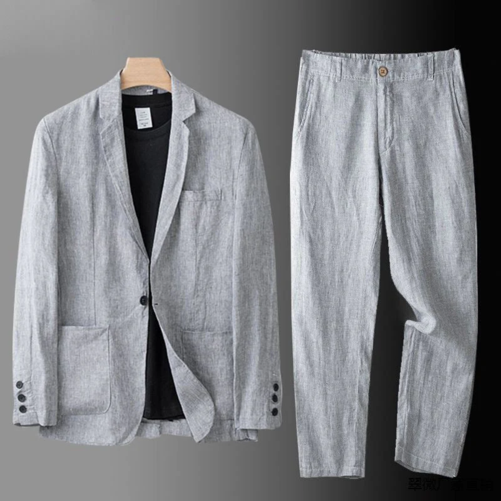 GABRIEL™ | Ensemble coordonné en pur lin pour homme