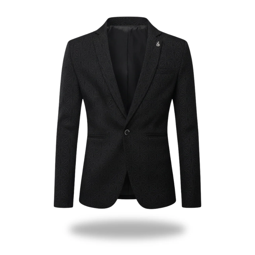 GABRIEL™ | Blazer jacquard pour homme à un bouton