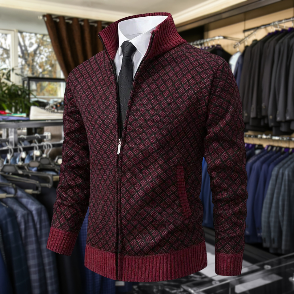 GABRIEL | Gilet homme premium en matière douce