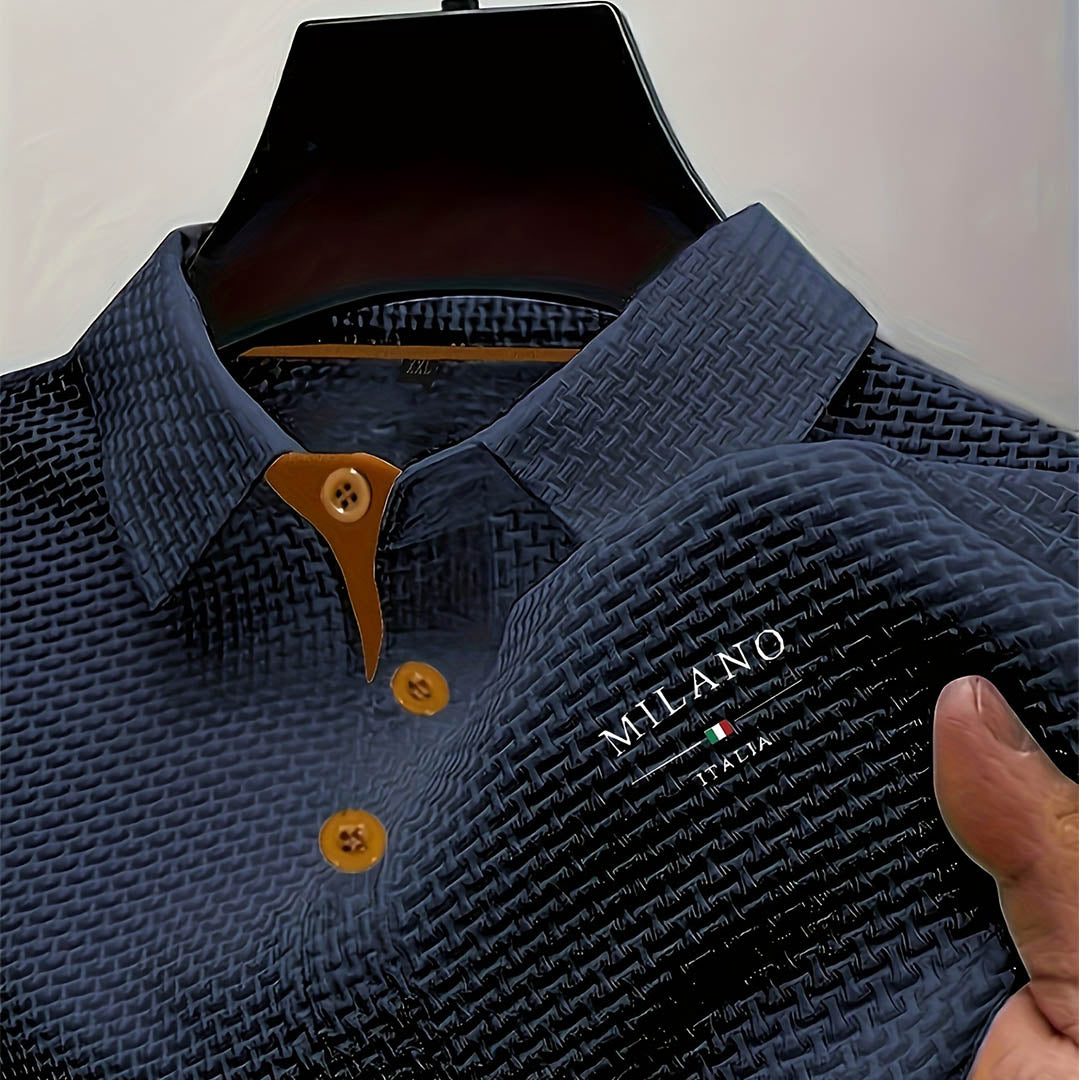 GABRIEL™ | Polo d'été pour homme en tissage panier