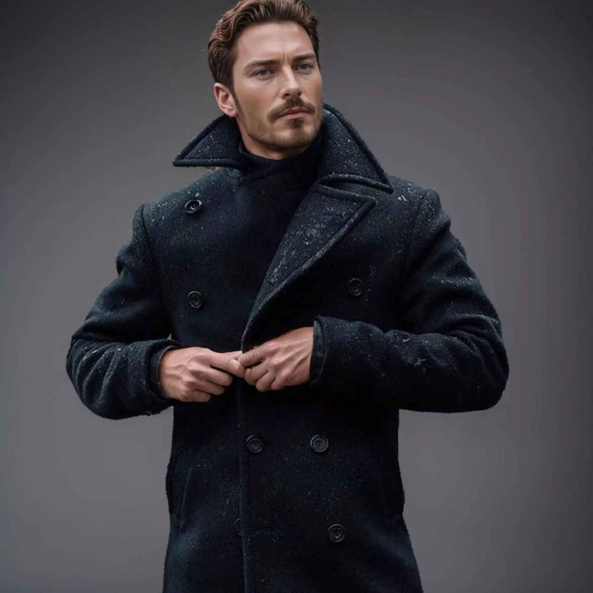 GABRIEL™ | Manteau en laine à double boutonnage