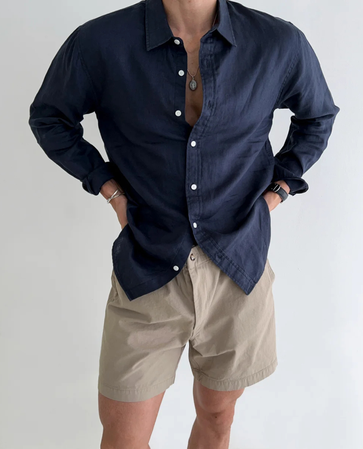 GABRIEL™ | Chemise en lin pour homme Santorini
