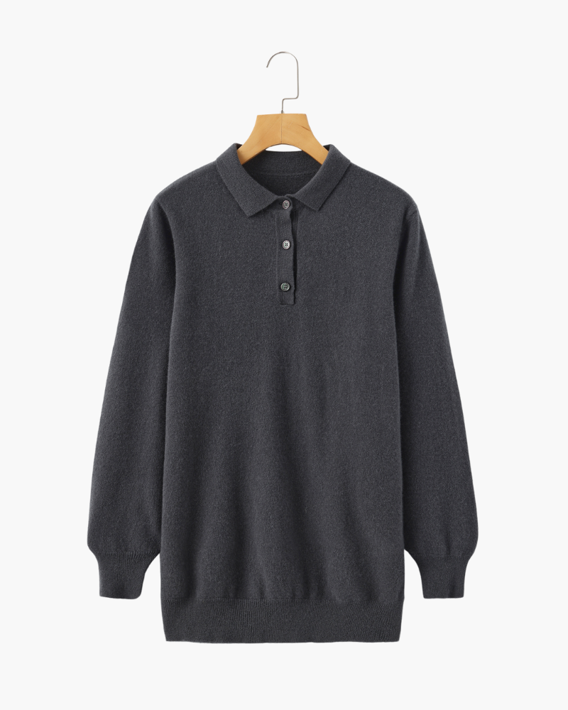 GABRIEL™ | Polo Cachemire Maille Dense