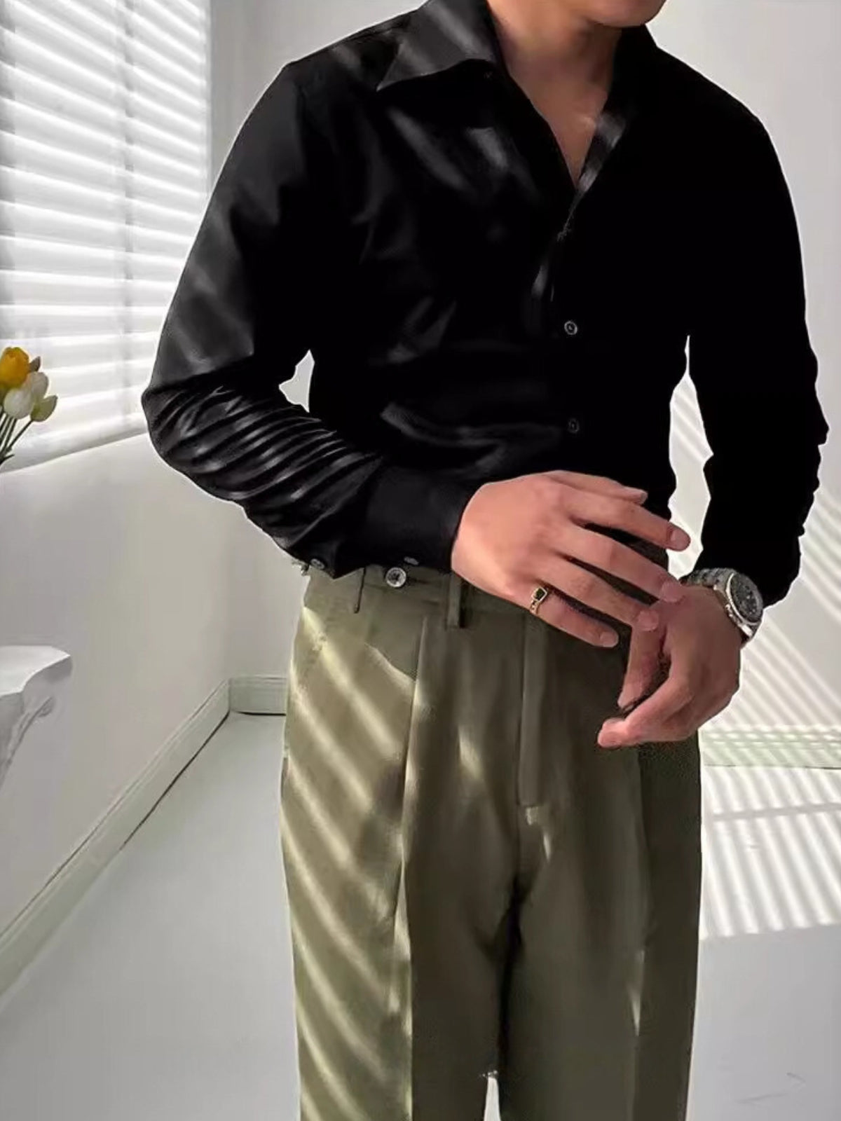 GABRIEL™ | Chemise Col V