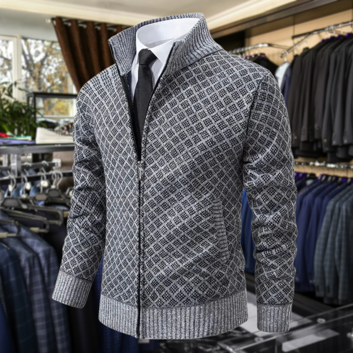 GABRIEL | Gilet homme premium en matière douce