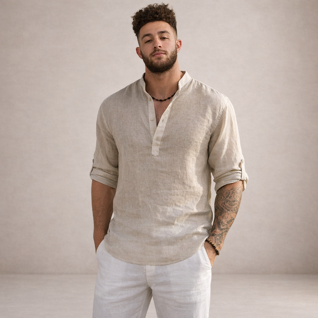 GABRIEL™ | Chemise à col montant