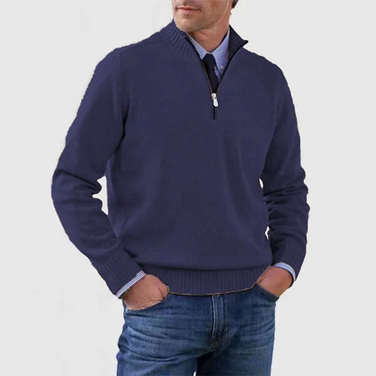 GABRIEL™ | Pull Zippé Col Montant
