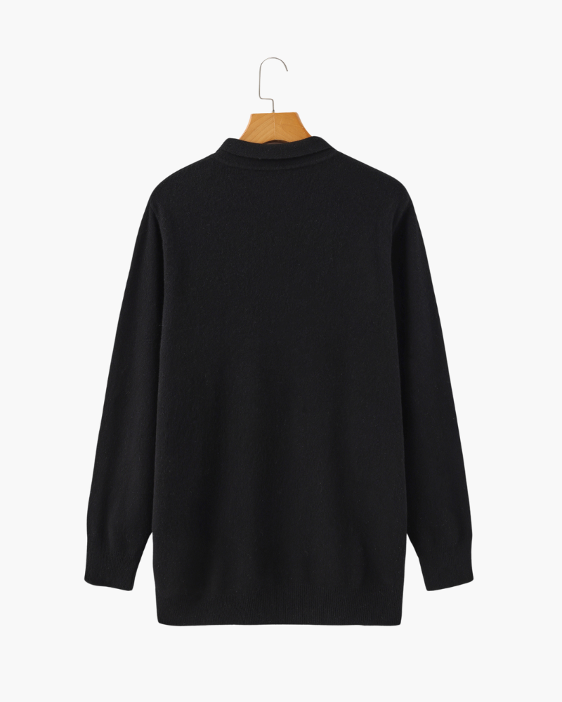 GABRIEL™ | Polo Cachemire Maille Dense