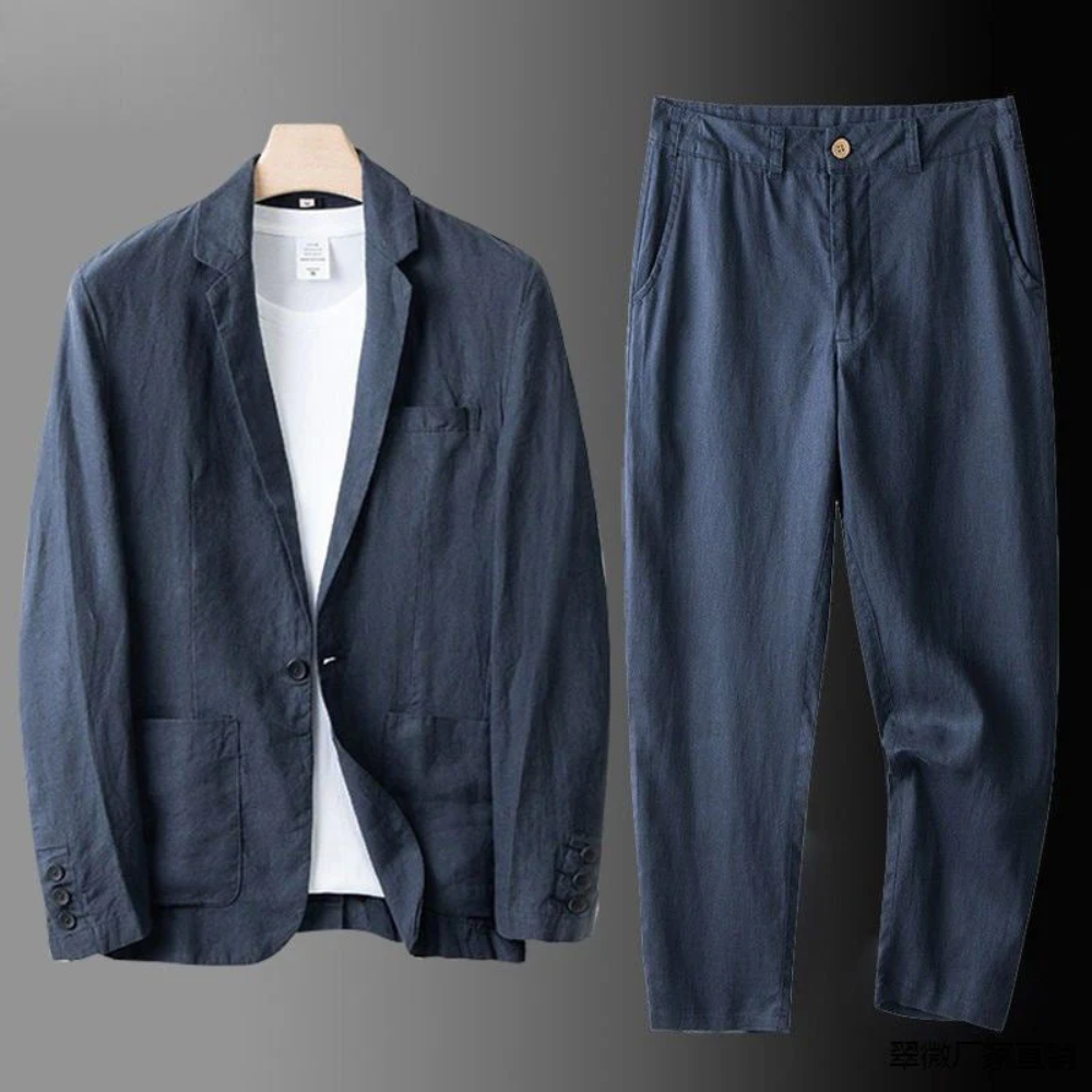 GABRIEL™ | Ensemble coordonné en pur lin pour homme