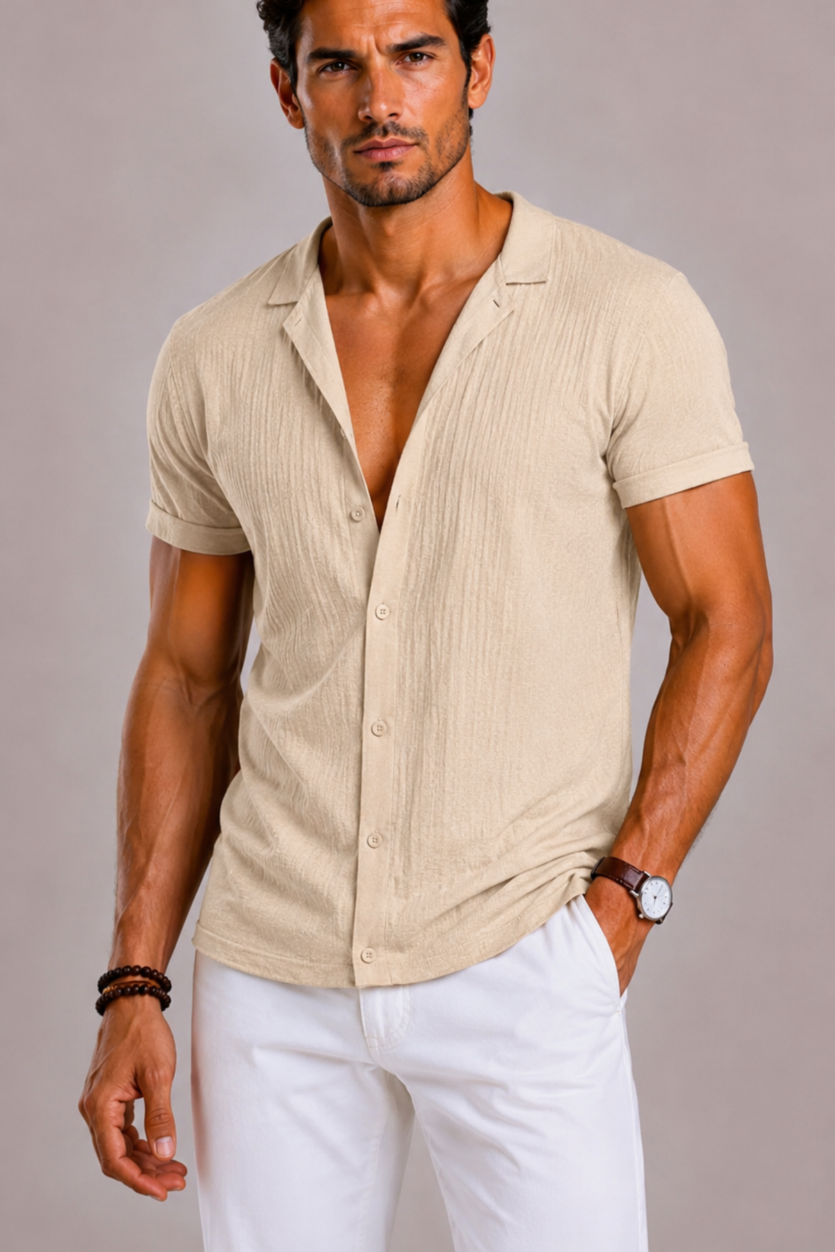 GABRIEL™ | T-shirt côtelé