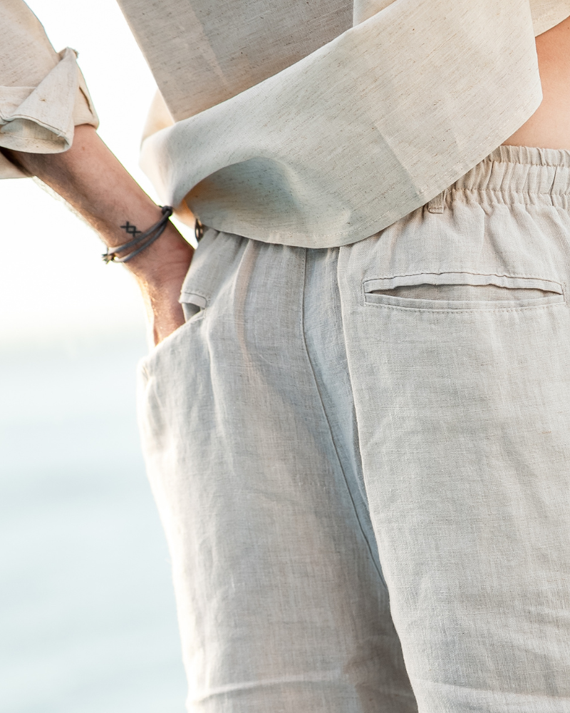 GABRIEL™ | Short Lin Droit