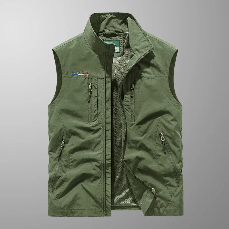 GABRIEL™ | Gilet zippé en nylon pour homme