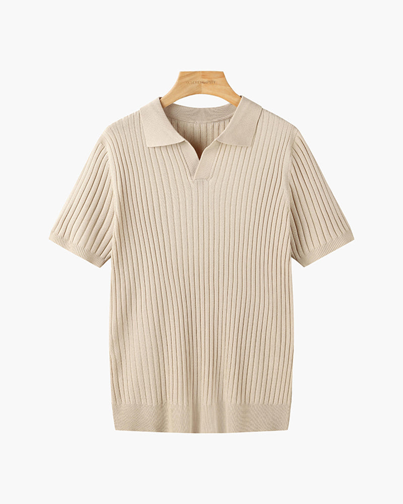 GABRIEL™ | Polo à col V à manches courtes