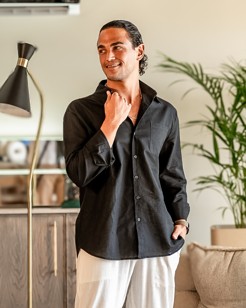 GABRIEL™ | Chemise Légère en Lin