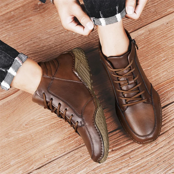 GABRIEL™ | Bottines Cuir Mat