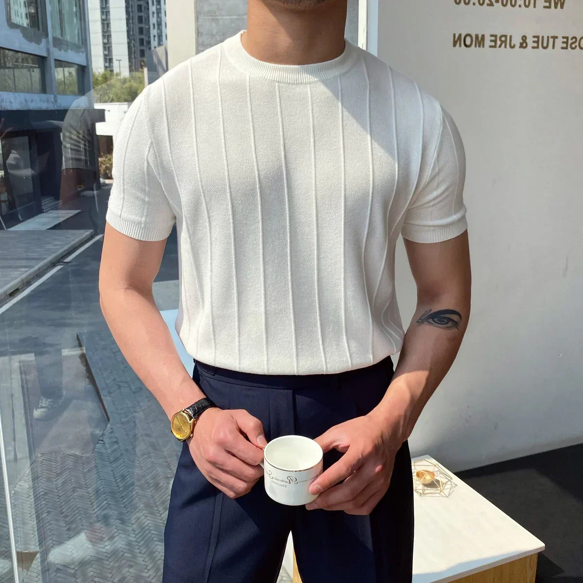 GABRIEL™ | T-shirt en maille pour homme Piave
