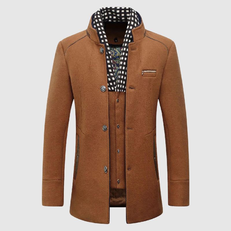 GABRIEL™ | Manteau homme en mélange de laine