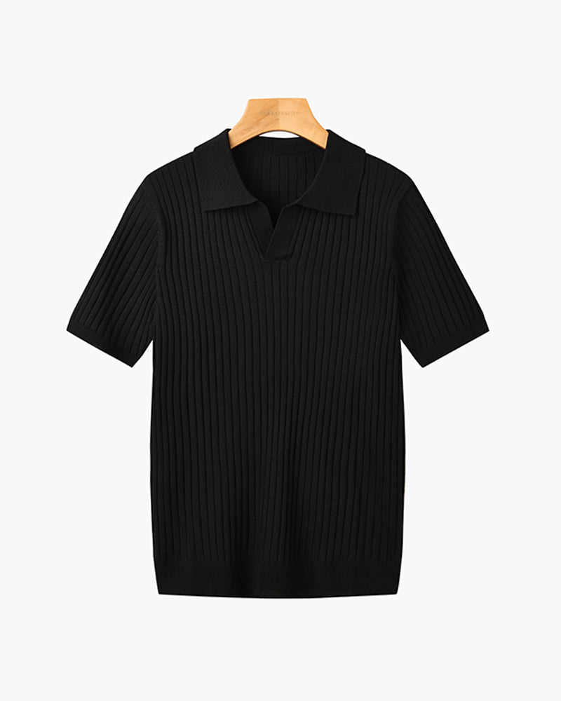 GABRIEL™ | Polo à col V à manches courtes