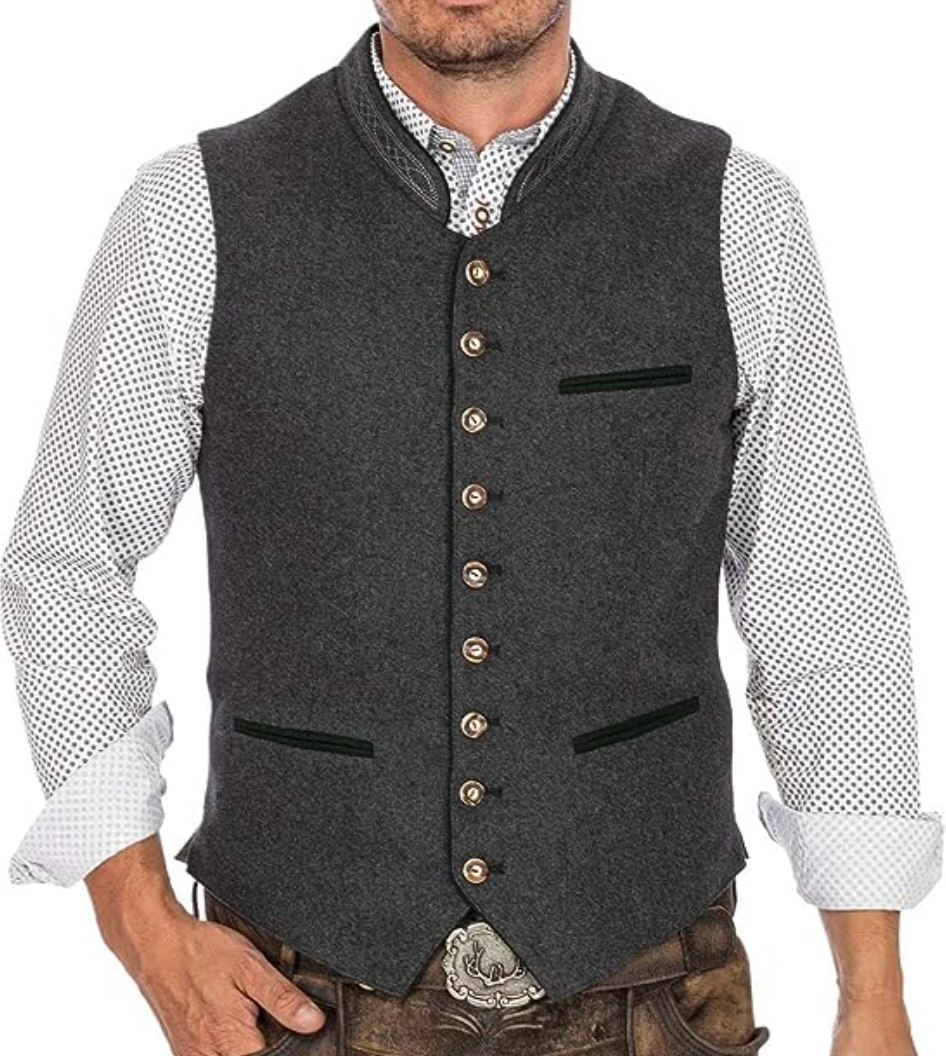 GABRIEL™ | Gilet traditionnel ajusté pour homme