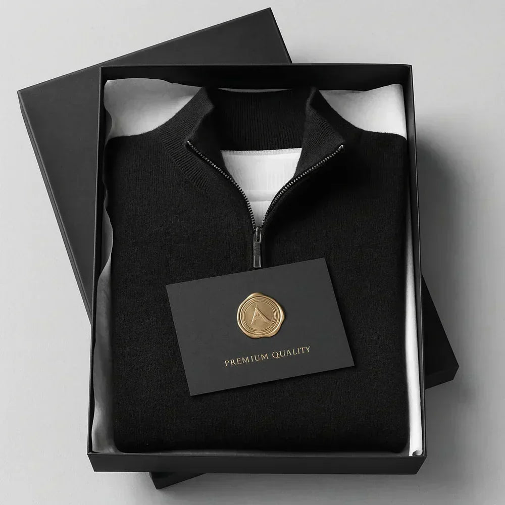 GABRIEL | PULL-OVER ZIPPÉ POUR HOMME