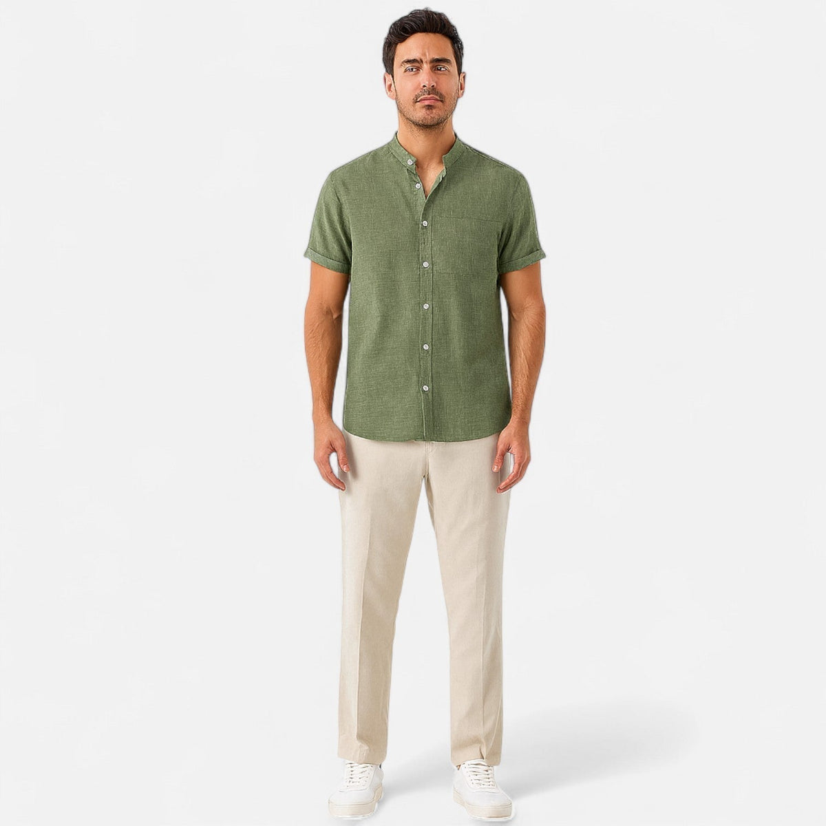 GABRIEL™ | Chemise à col mandarin