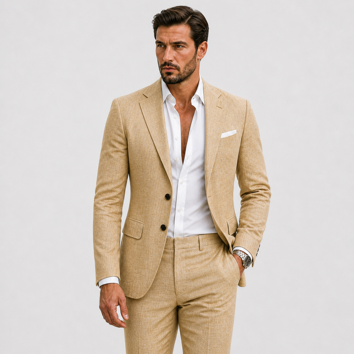 GABRIEL™ | Costume homme ajusté pour temps chaud