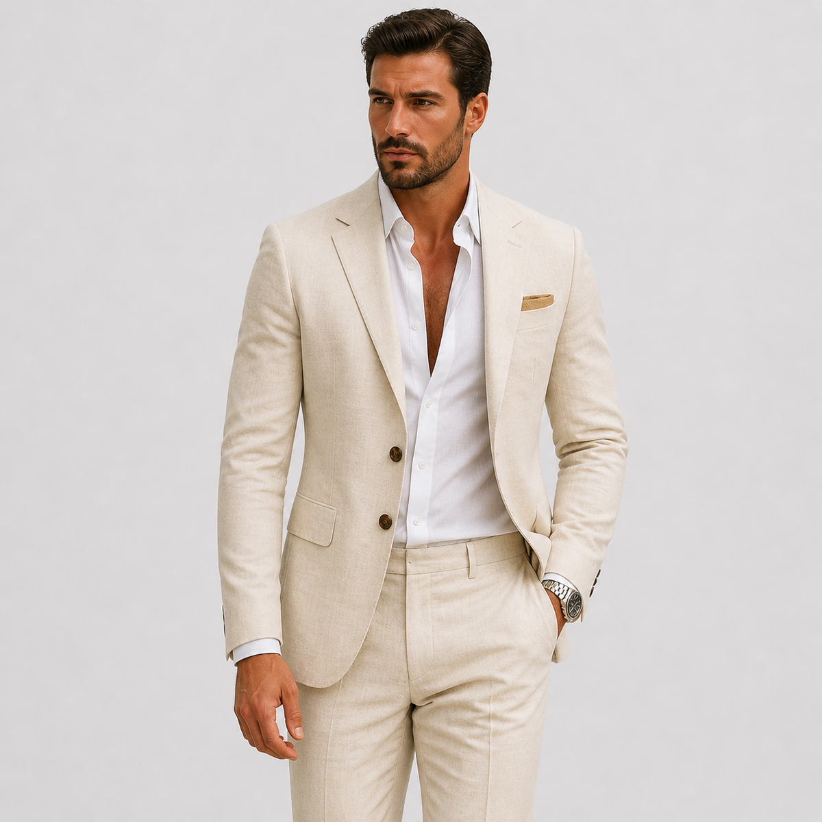 GABRIEL™ | Costume homme ajusté pour temps chaud