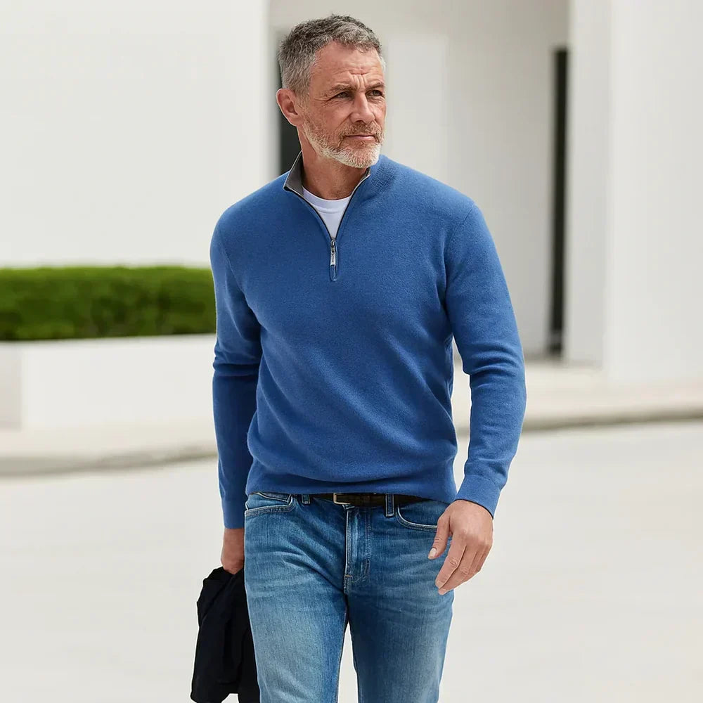 GABRIEL | PULL-OVER ZIPPÉ POUR HOMME