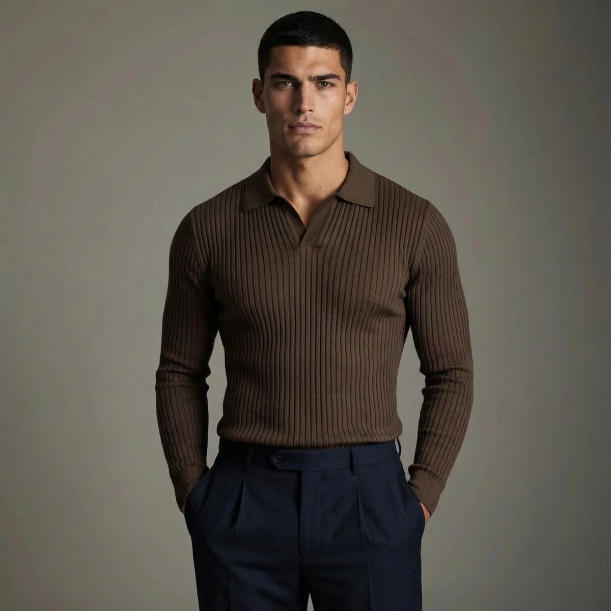 GABRIEL | Chemise pour homme à col ouvert