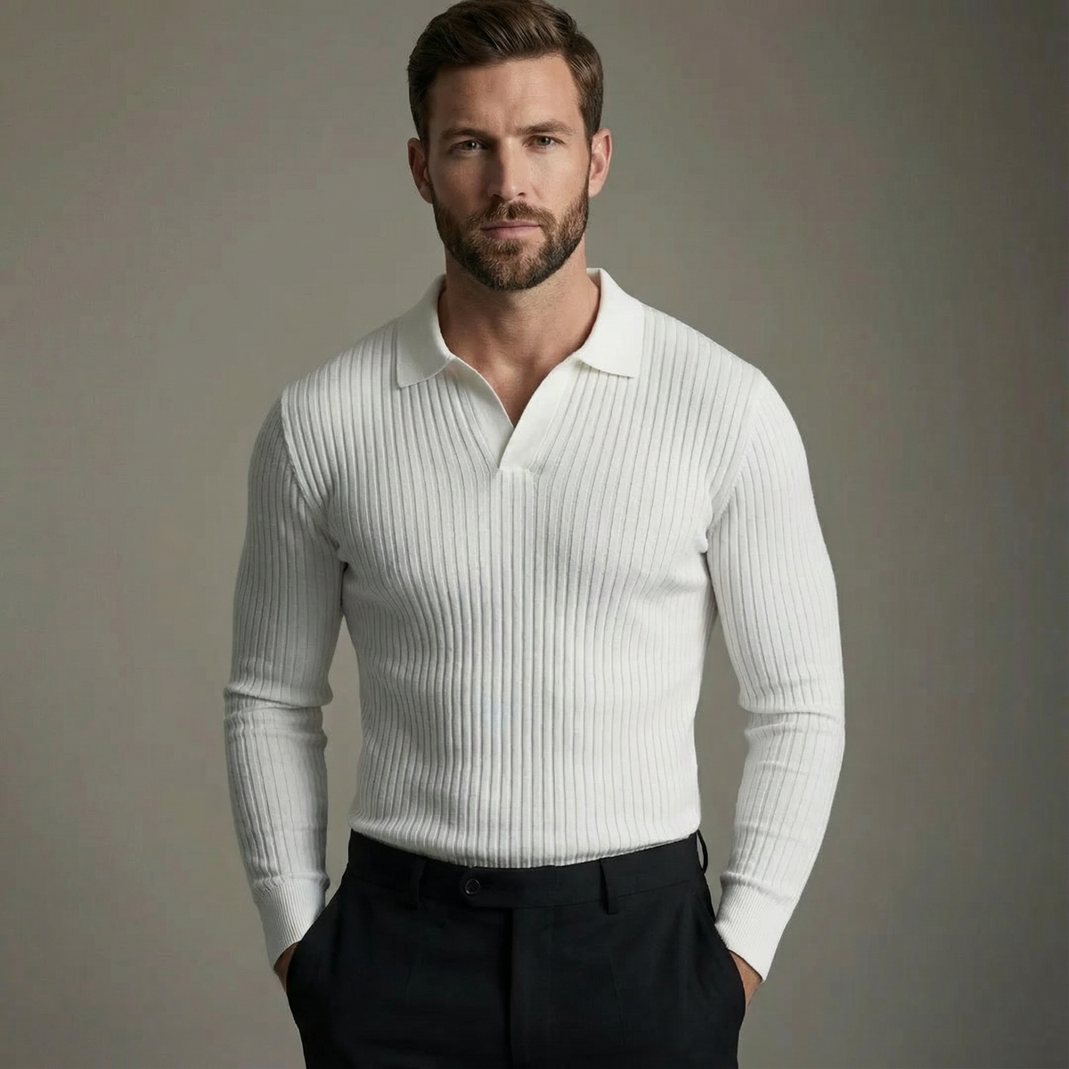 GABRIEL | Chemise pour homme à col ouvert