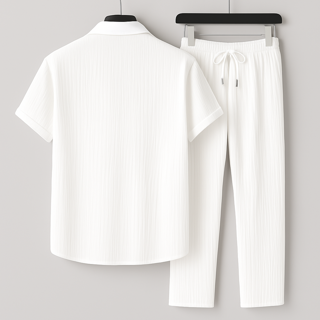 GABRIEL™ | Ensemble coordonné en lin côtelé