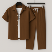 GABRIEL™ | Ensemble coordonné en lin côtelé