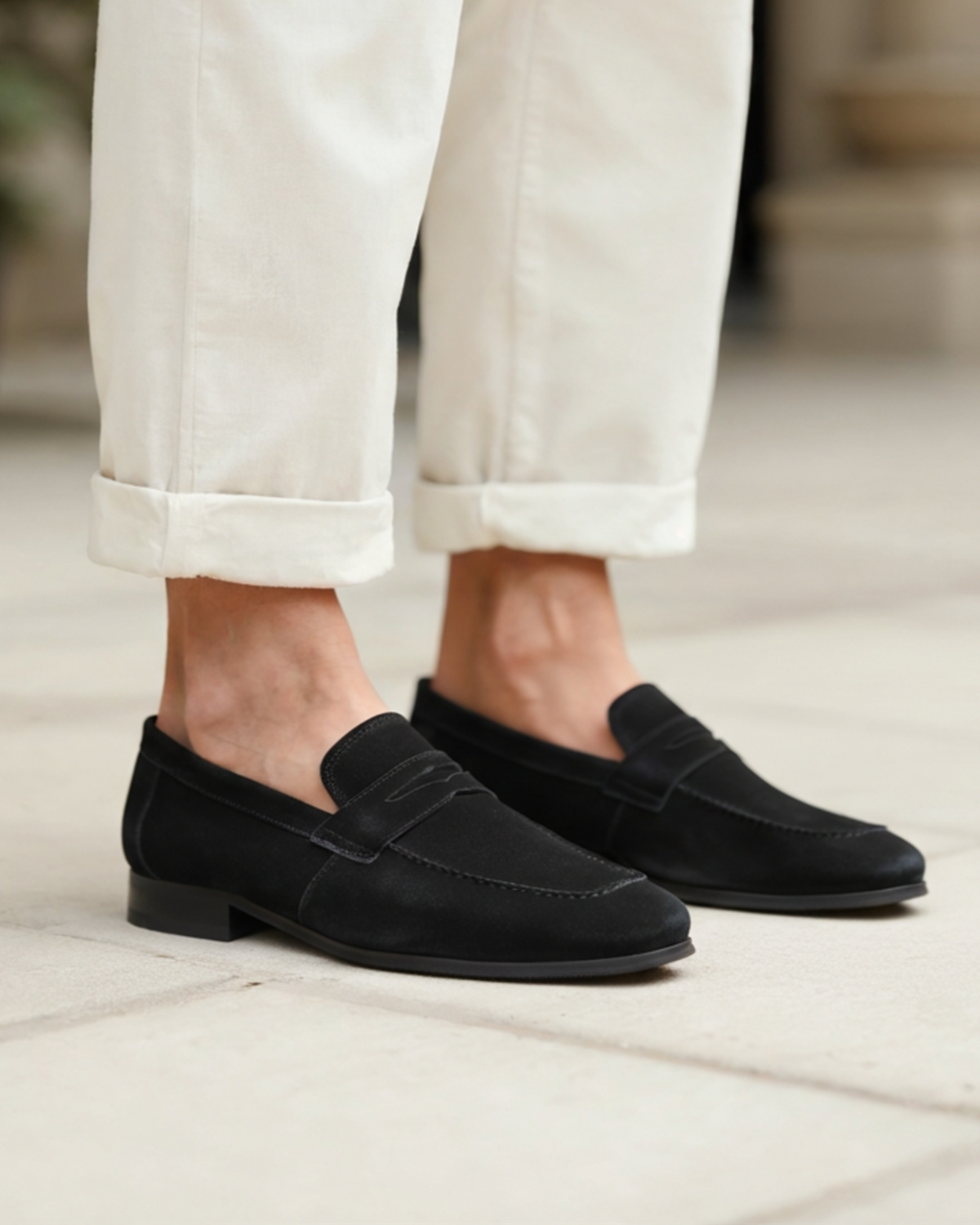 GABRIEL™ | Slip-On Suédé Cousu